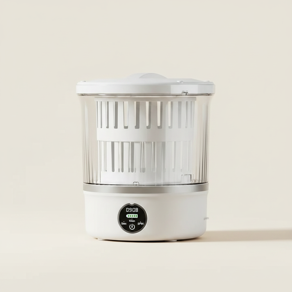 Ultra-Compact 3L Mini Washing Machine with Dryer