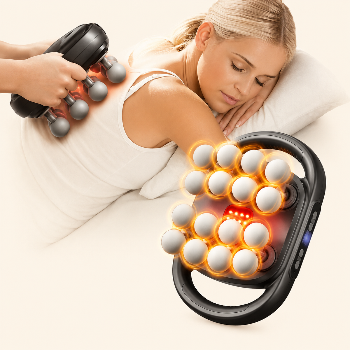 16-Head Flesh Gun Massage Device, Deep Tissue Muscle Instrument