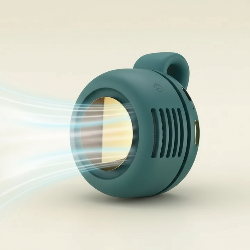 Clip-On Mini Fan – Cooling That Travels With You