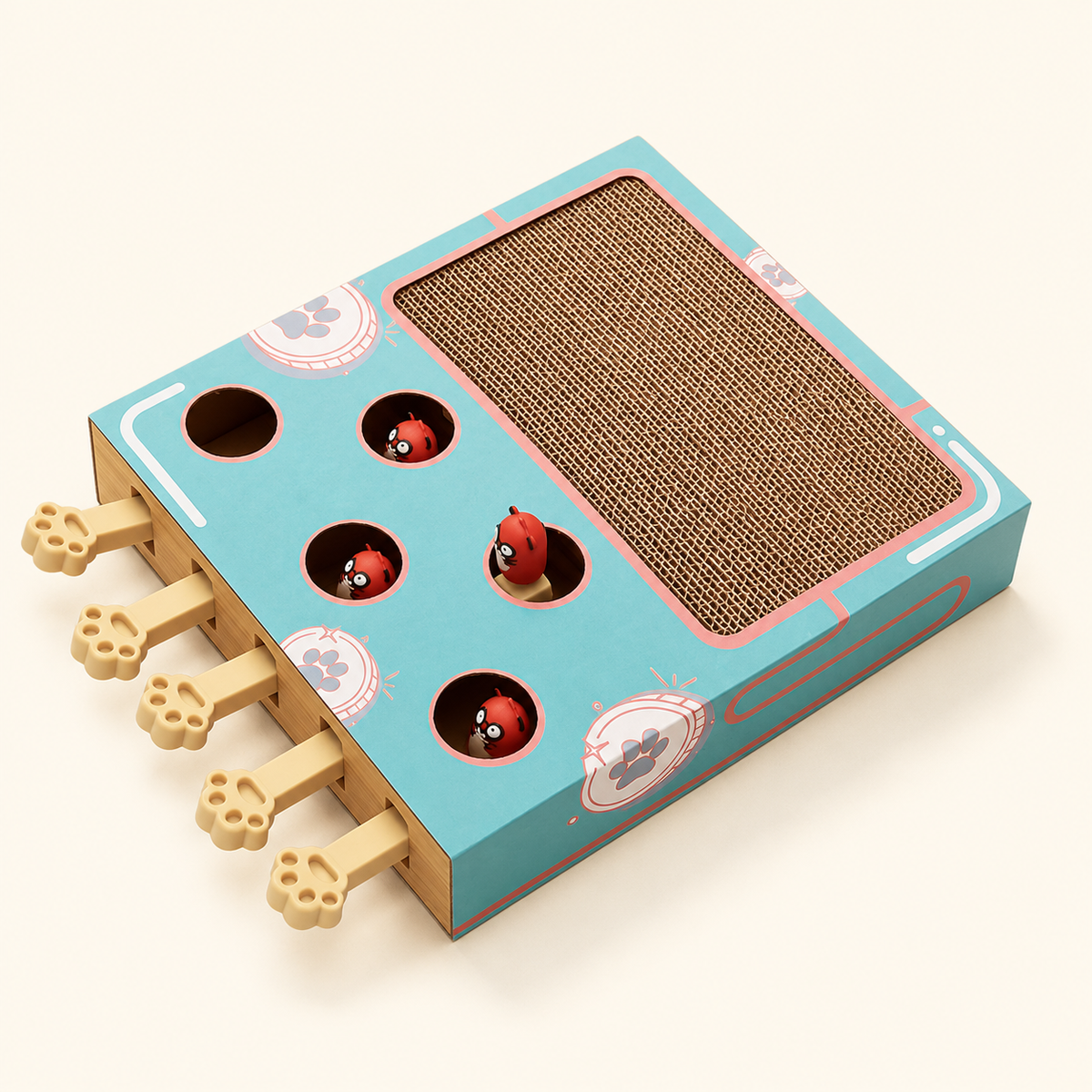 Interactive Cat Toy with Scratcher - Scratch, Chase, Repeat