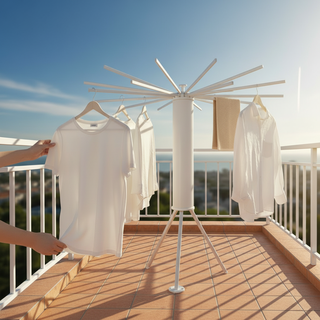Multifunctional Foldable Outdoor Clothes Drying Stand