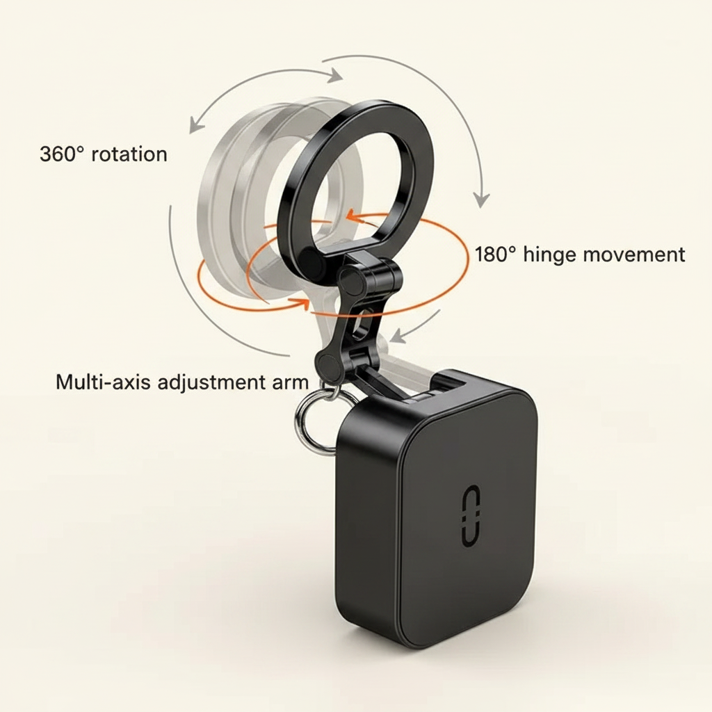 3-In-1 Magnetic Phone Stand – Gym, Travel & Workout Ready