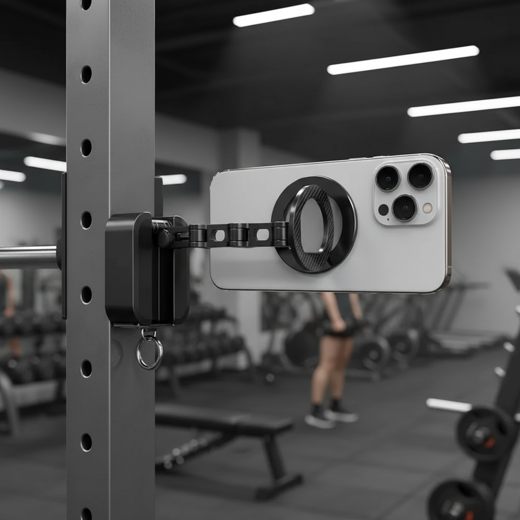 3-In-1 Magnetic Phone Stand – Gym, Travel & Workout Ready