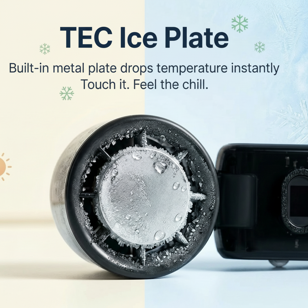 IceRush Turbo Handheld Fan – Chill, Wherever You Go!