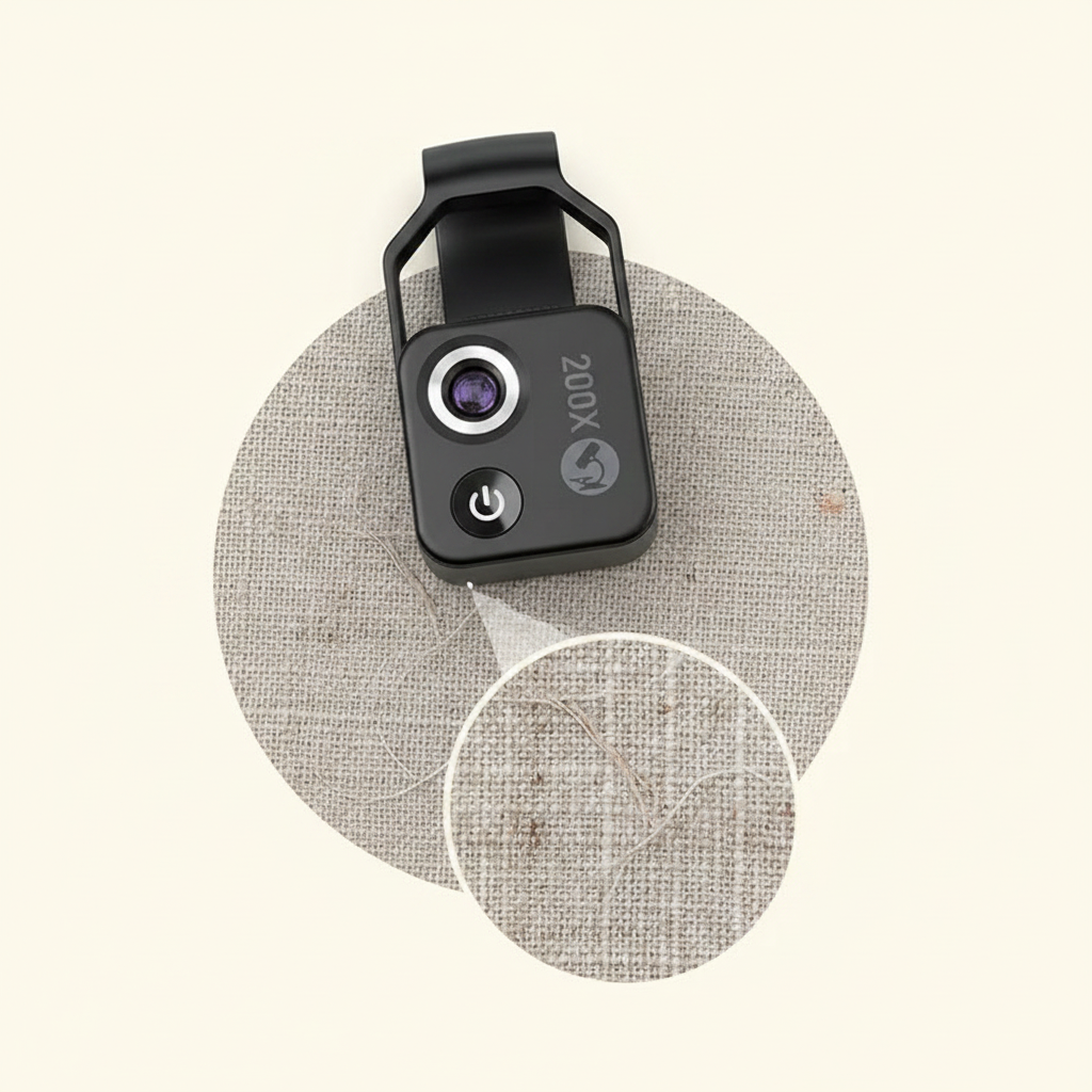 200X Smartphone Microscope Lens – Tiny World, Big View