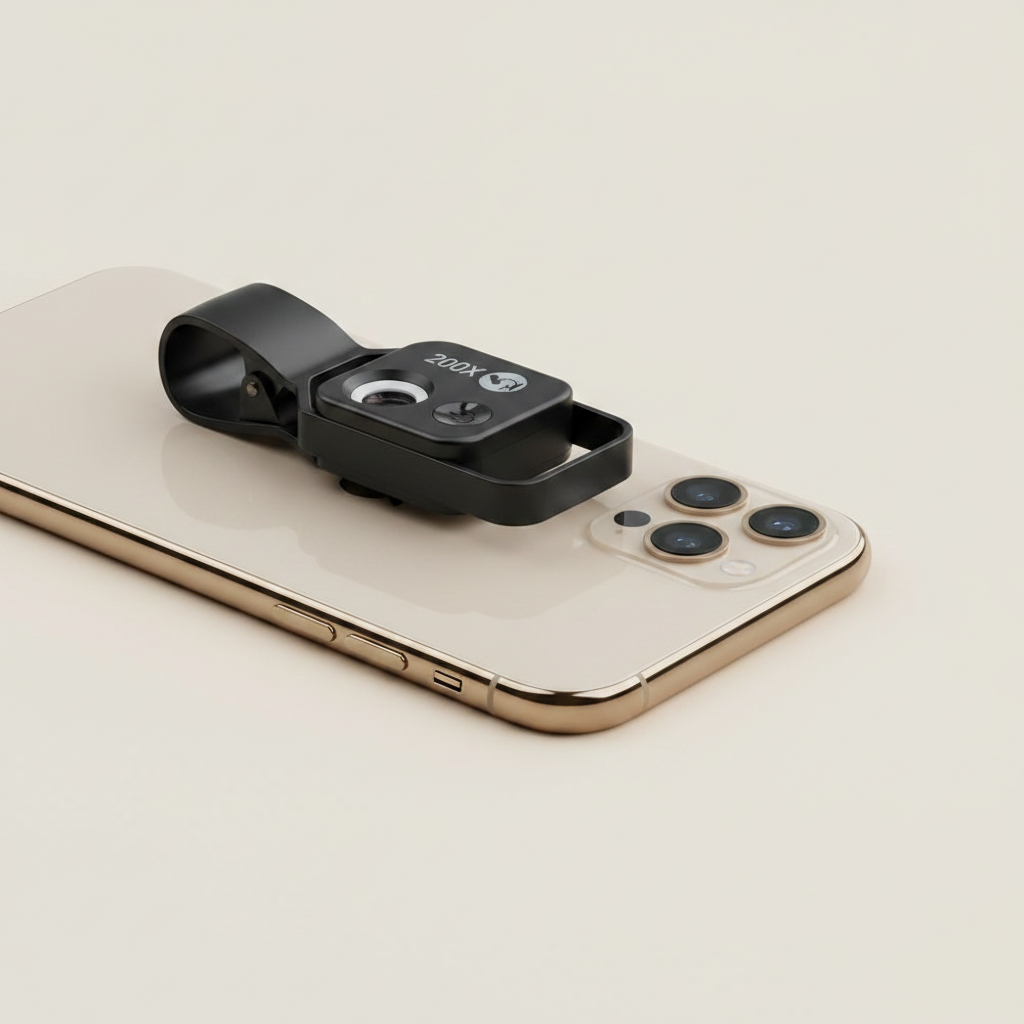 200X Smartphone Microscope Lens – Tiny World, Big View