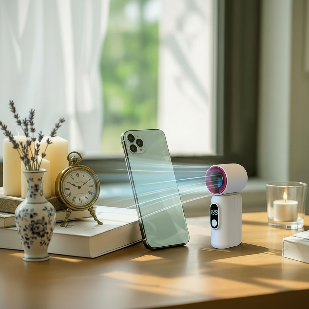 Powerful Cooling Anywhere - Compact, Rechargeable & Portable