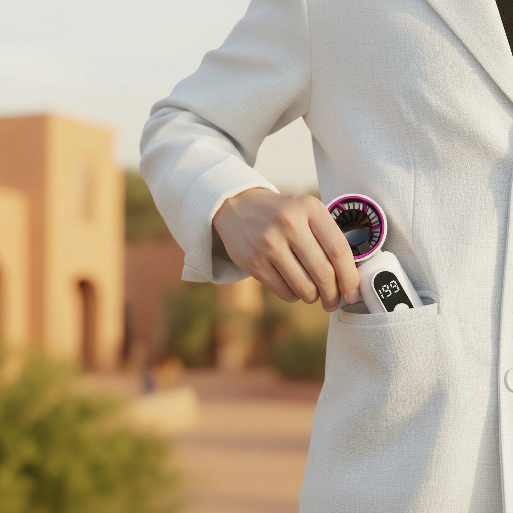 Powerful Cooling Anywhere - Compact, Rechargeable & Portable