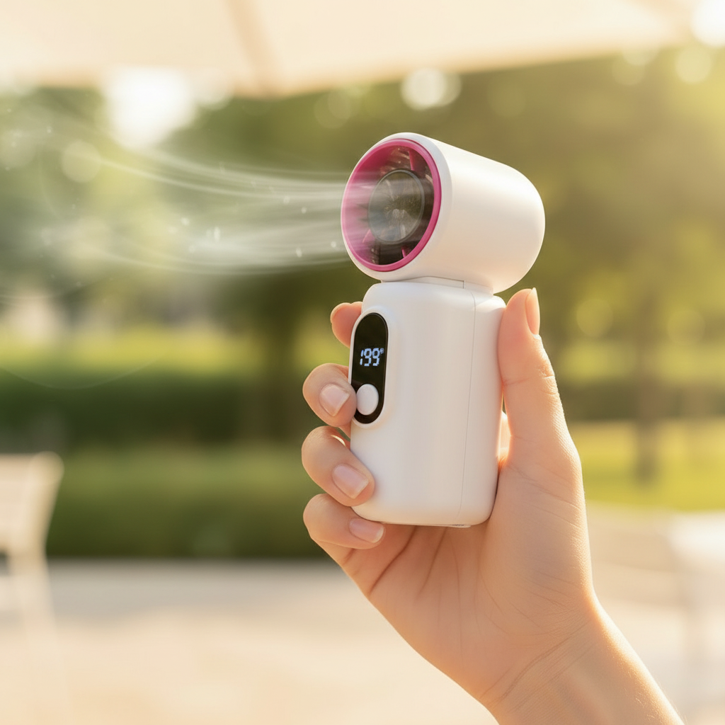Powerful Cooling Anywhere - Compact, Rechargeable & Portable