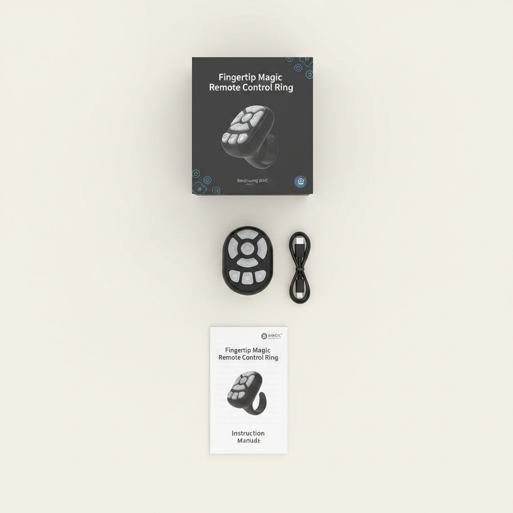 Wireless Bluetooth Camera Shutter Remote – Reels & Selfie Control Ring